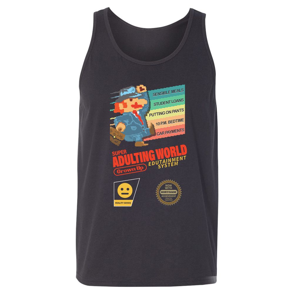 Unisex Jersey Tank - DAV5KT75 - Dark Grey - 7