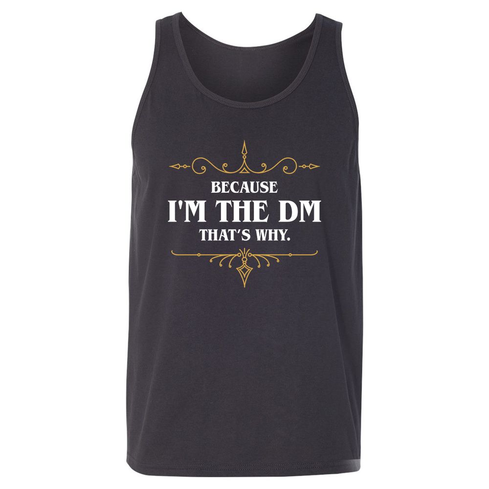 Unisex Jersey Tank - CLQM6UKT - Dark Grey - 7