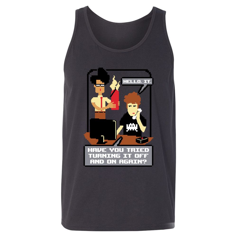 Unisex Jersey Tank - 2VDKFLNC - Dark Grey - 7