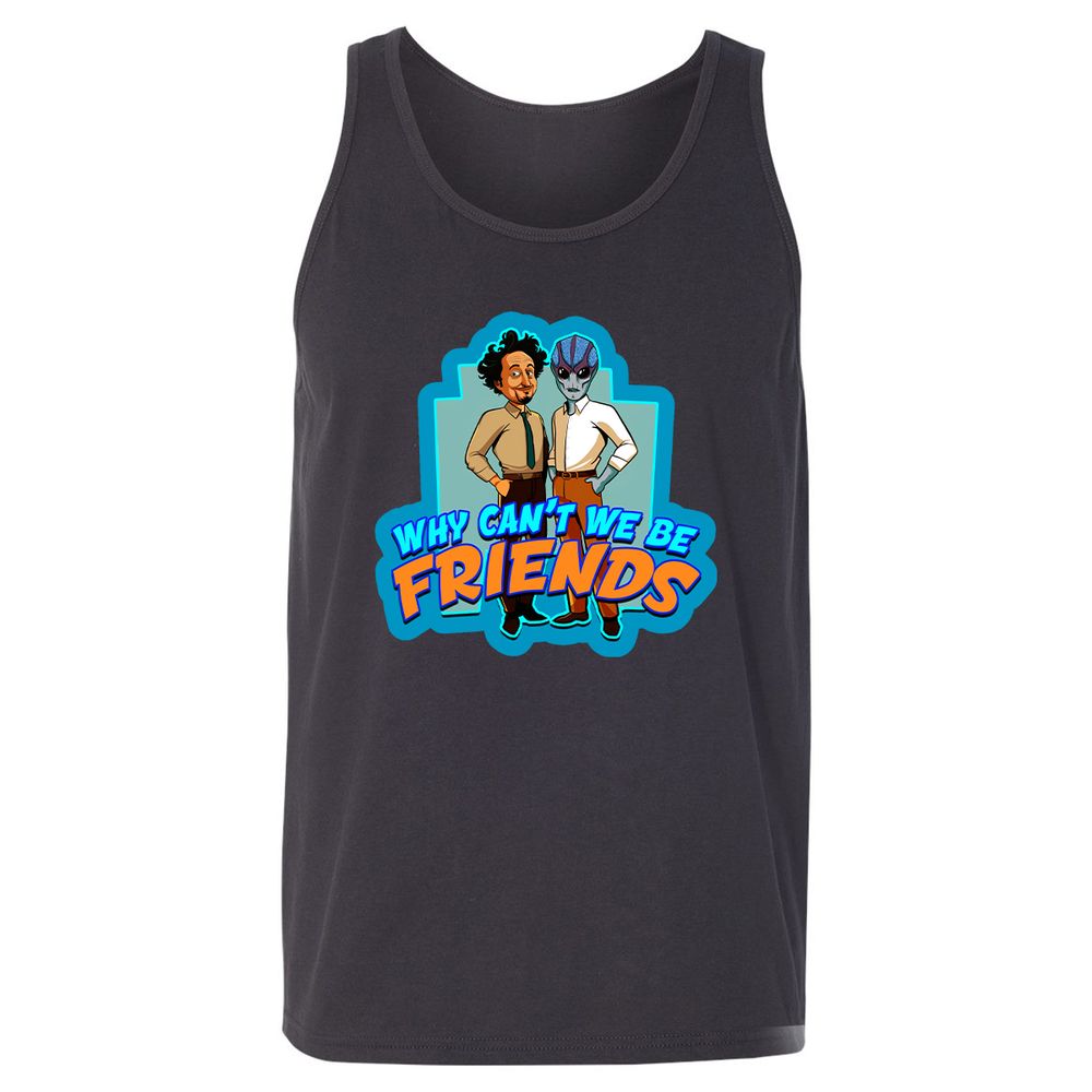 Unisex Jersey Tank - FUGSD9L1 - Dark Grey - 7