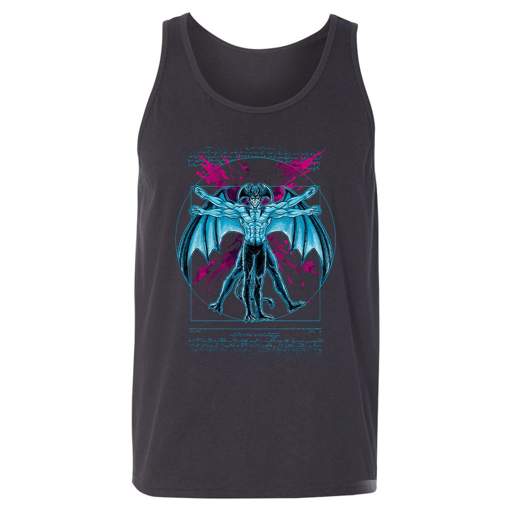 Unisex Jersey Tank - REDYWBQE - Dark Grey - 7