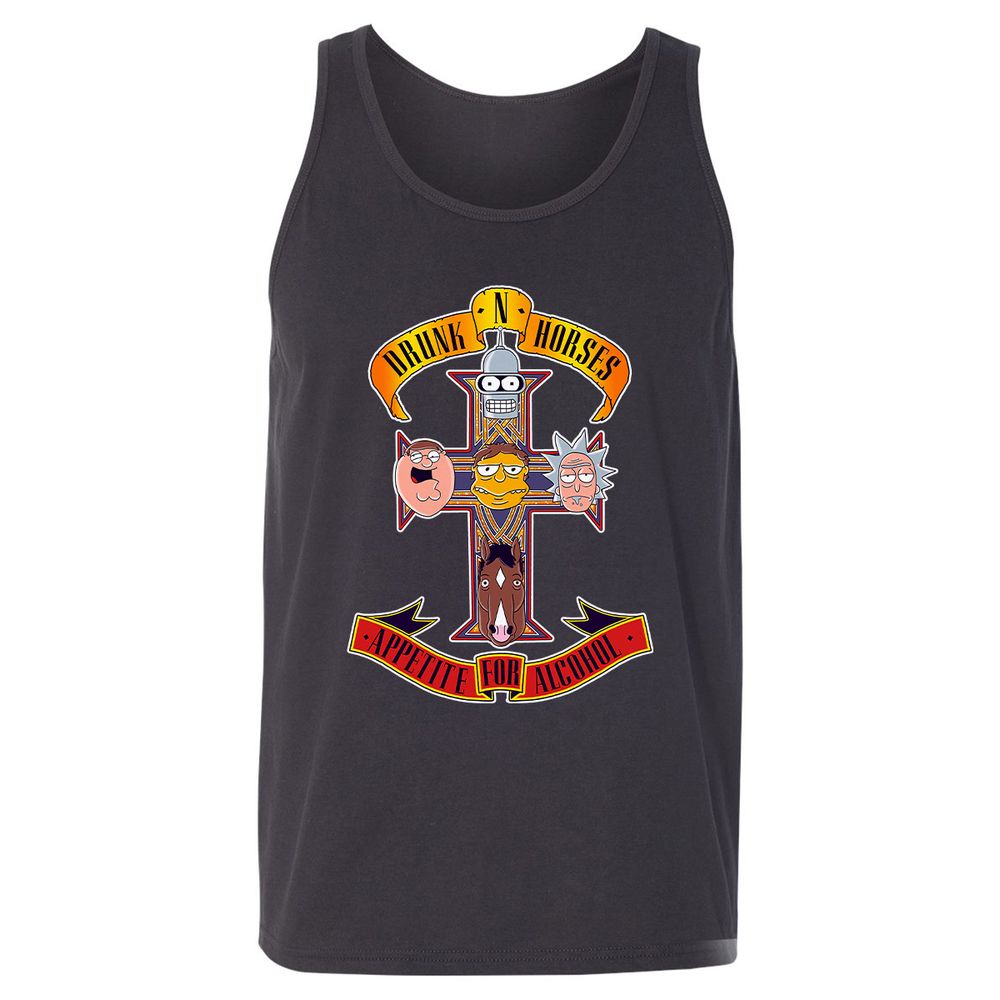 Unisex Jersey Tank - 3A3B1Z2U - Dark Grey - 7