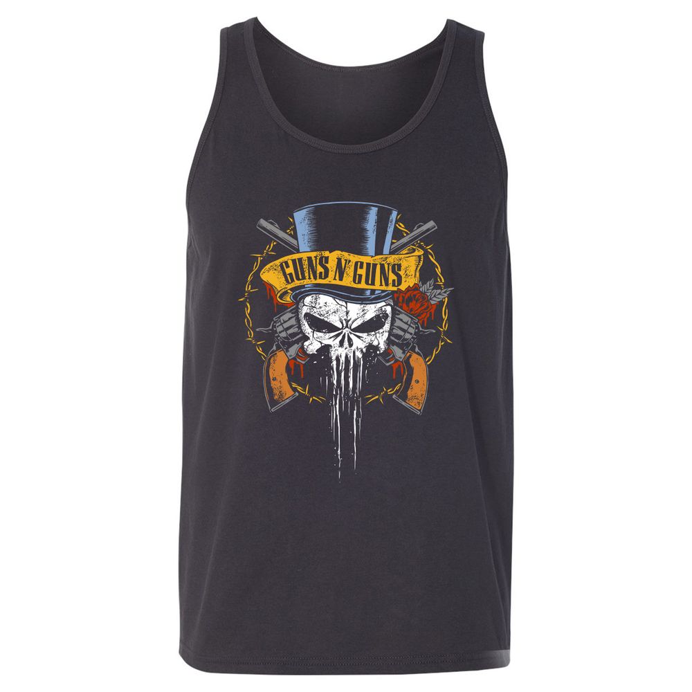 Unisex Jersey Tank - D1LQWJC3 - Dark Grey - 7