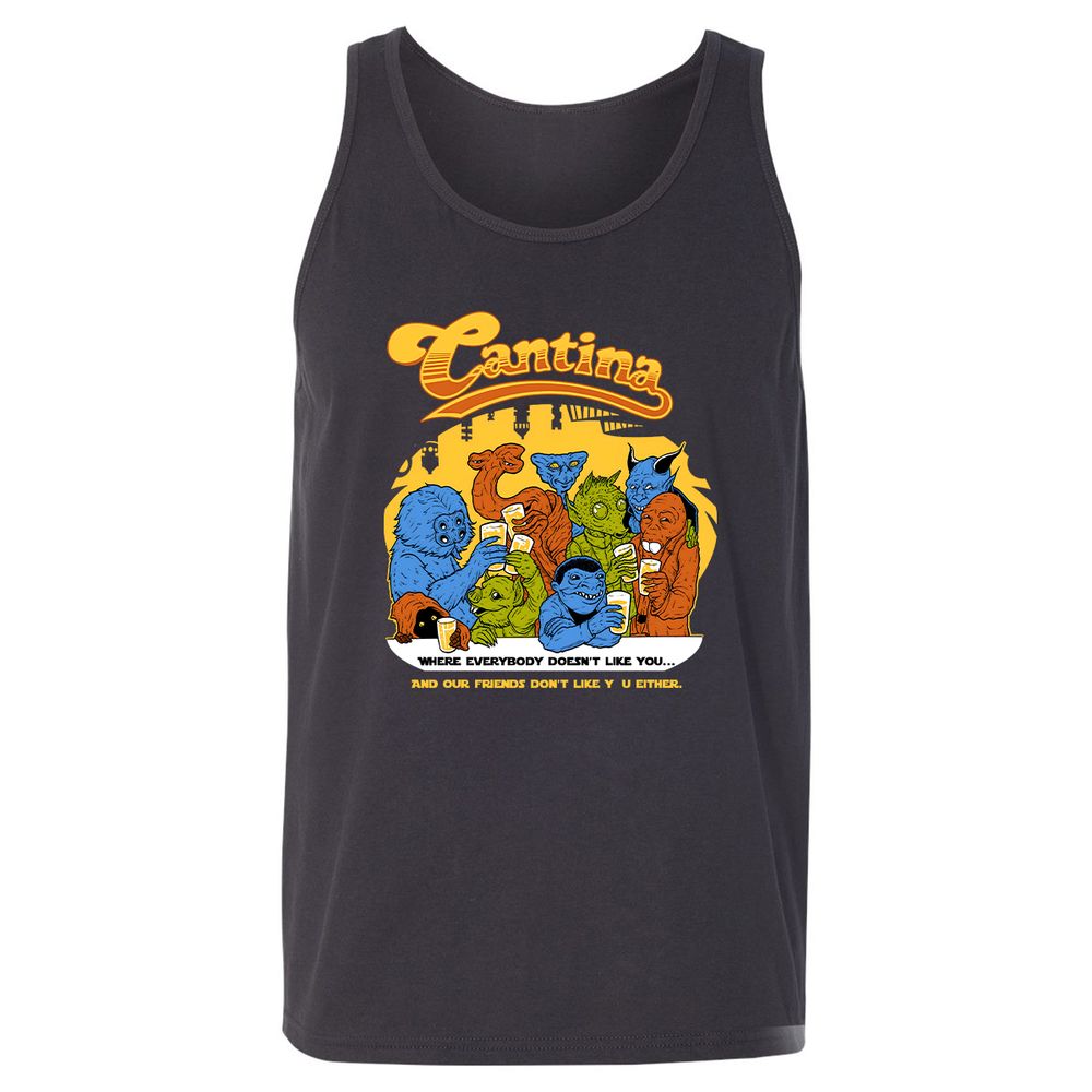 Unisex Jersey Tank - UVEN15DV - Dark Grey - 7