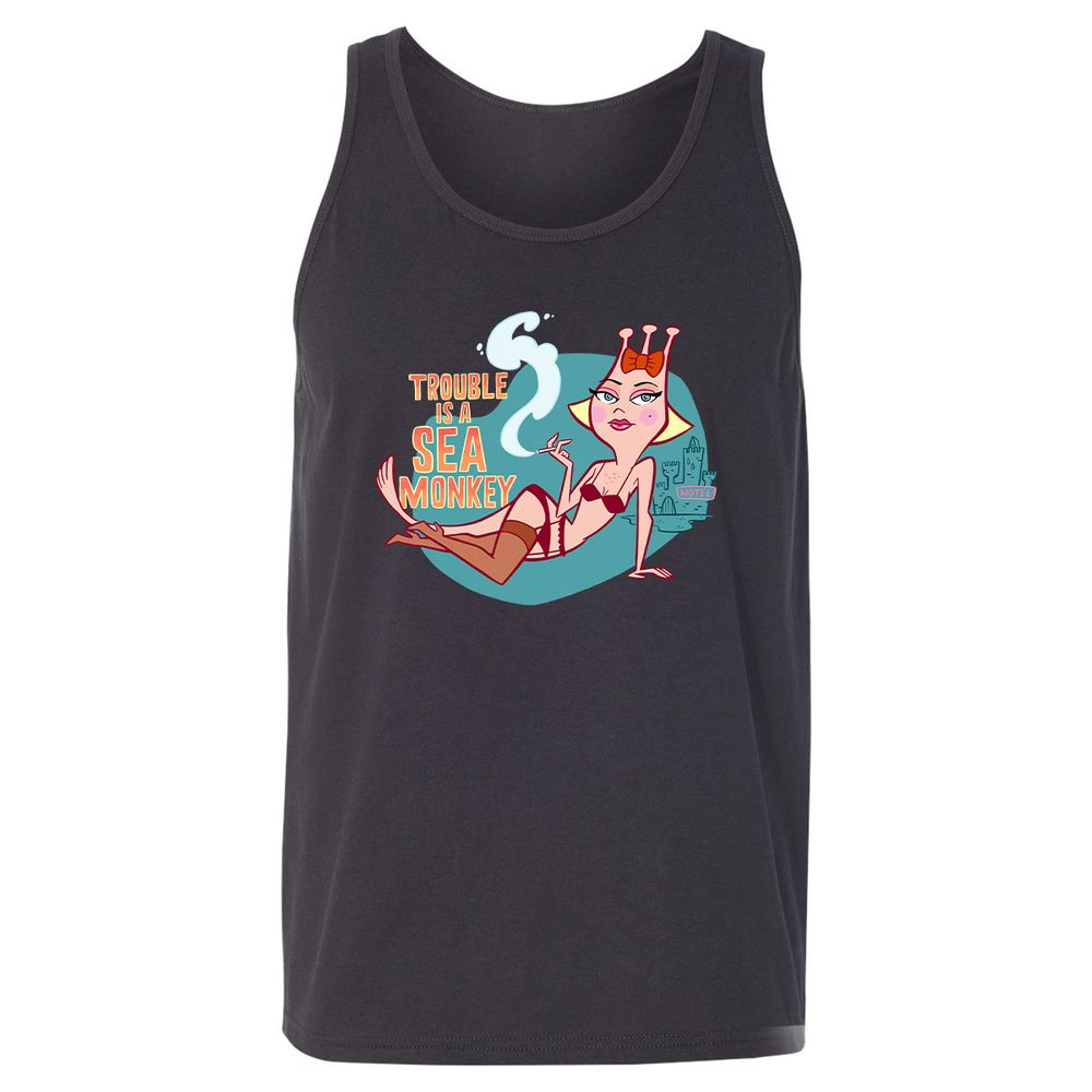 Unisex Jersey Tank - VS9D9TVT - Dark Grey - 7