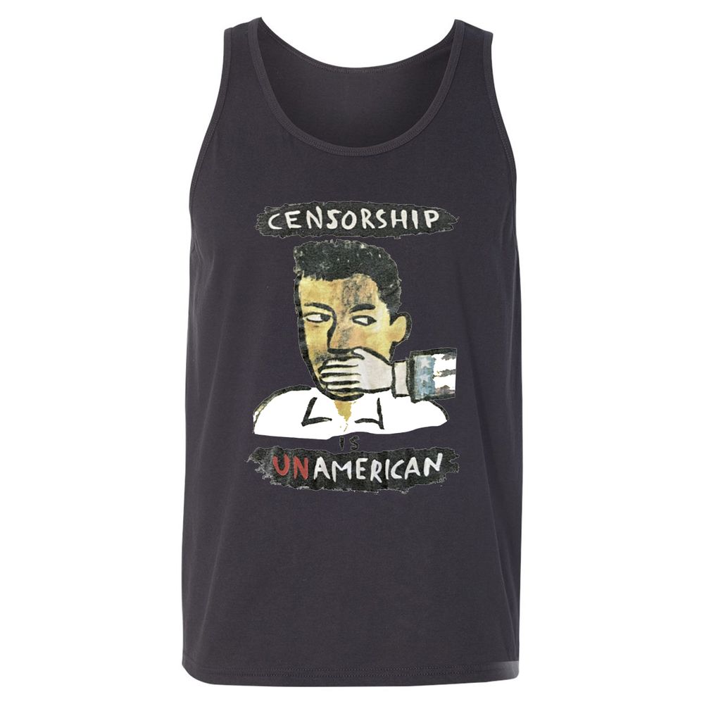 Censorship is Unamerican - Dark Grey - 7
