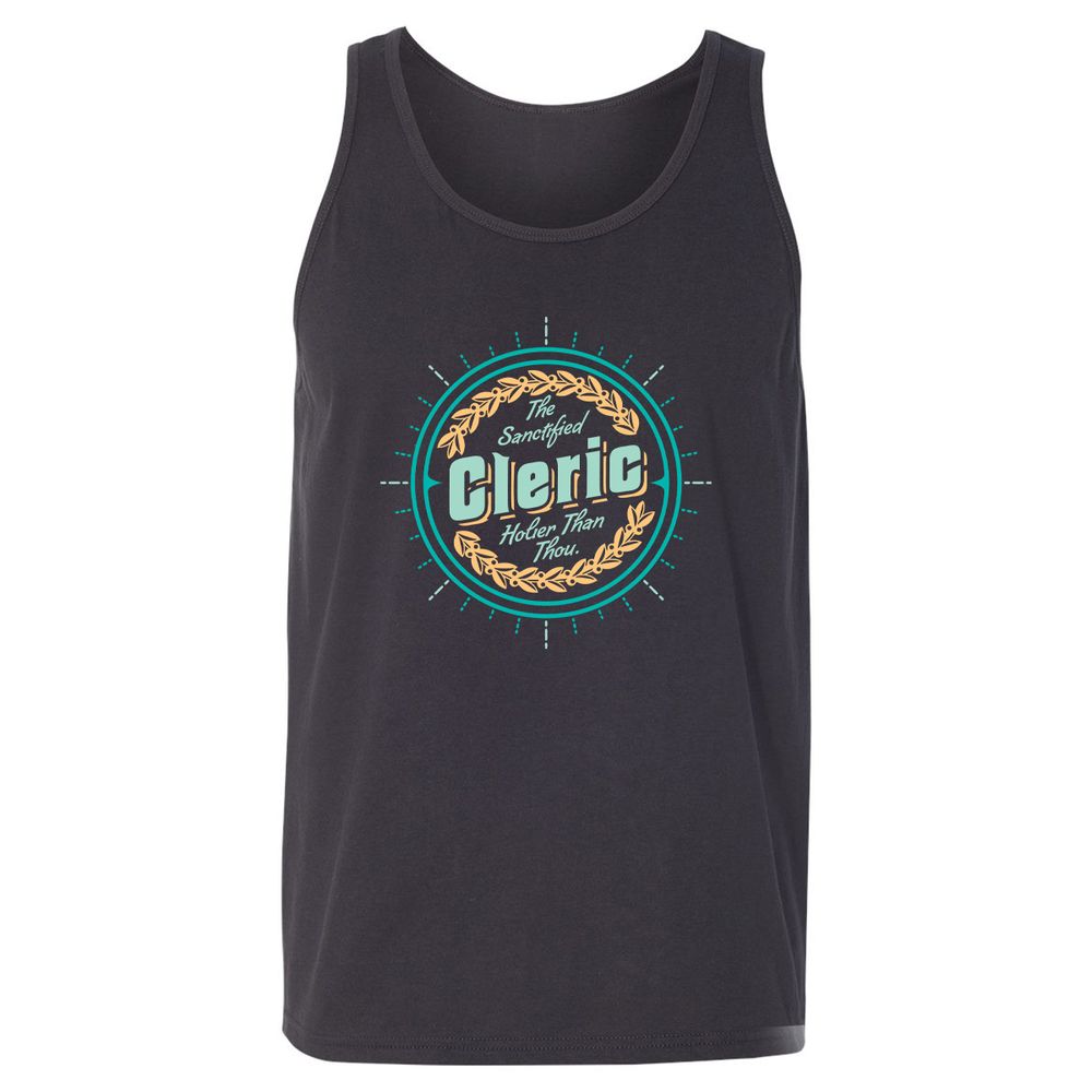 Unisex Jersey Tank - E636UGY4 - Dark Grey - 7