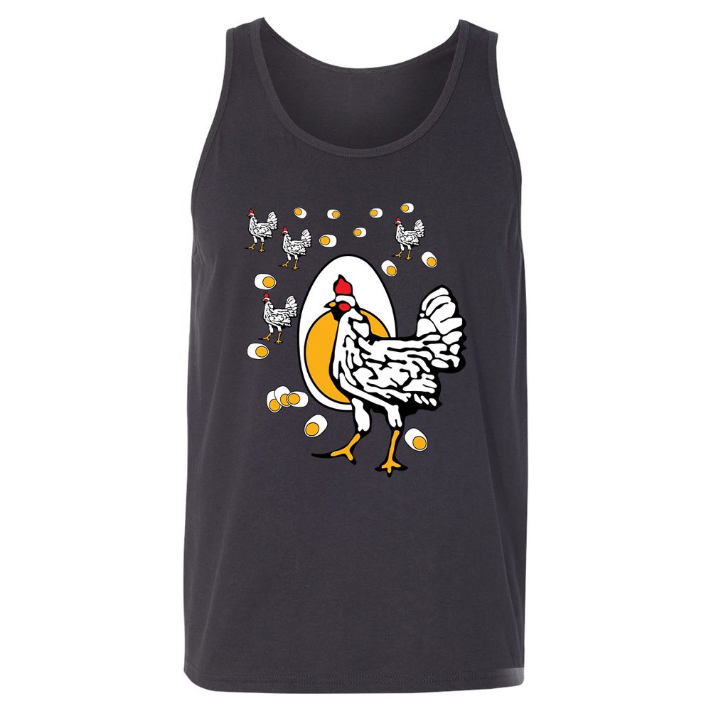 Unisex Jersey Tank - ABJSXZLJ - Dark Grey - 7