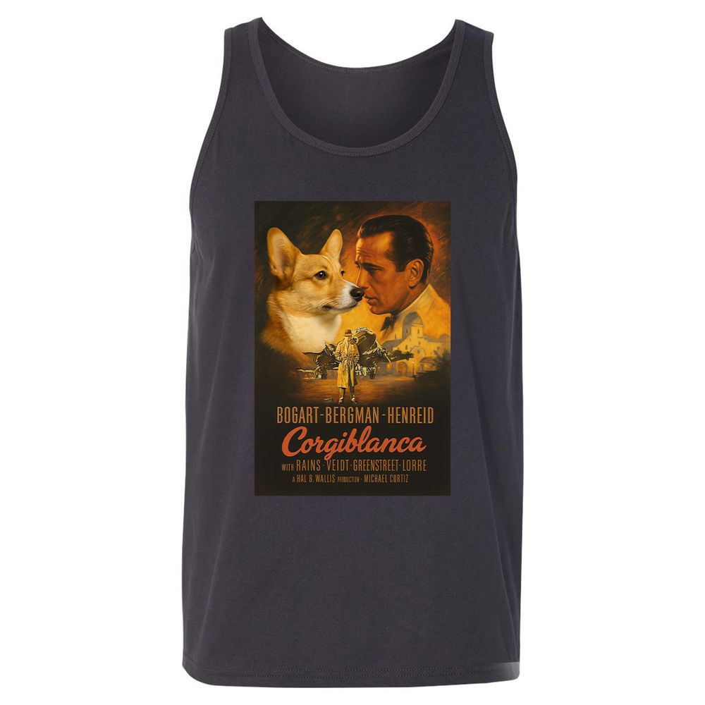 Unisex Jersey Tank - X5NH2W3L - Dark Grey - 7