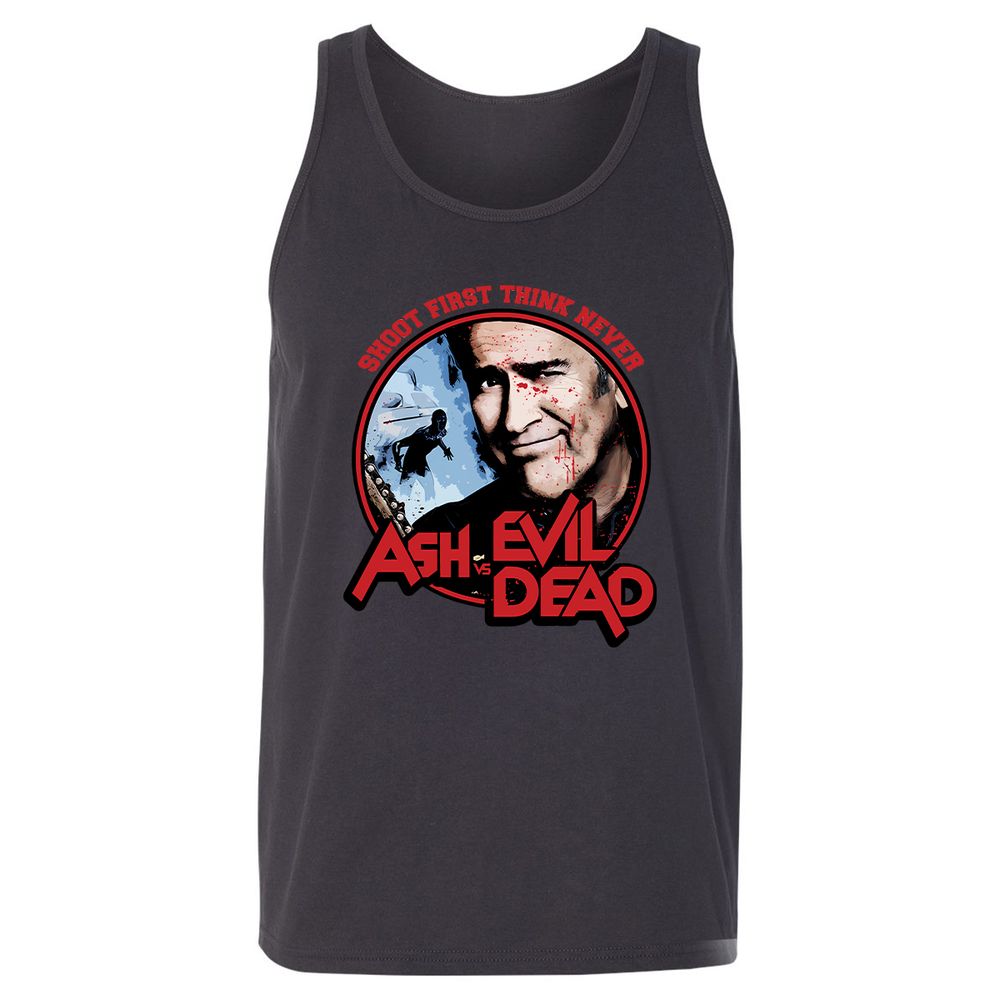 Unisex Jersey Tank - WZEJUVL9 - Dark Grey - 7