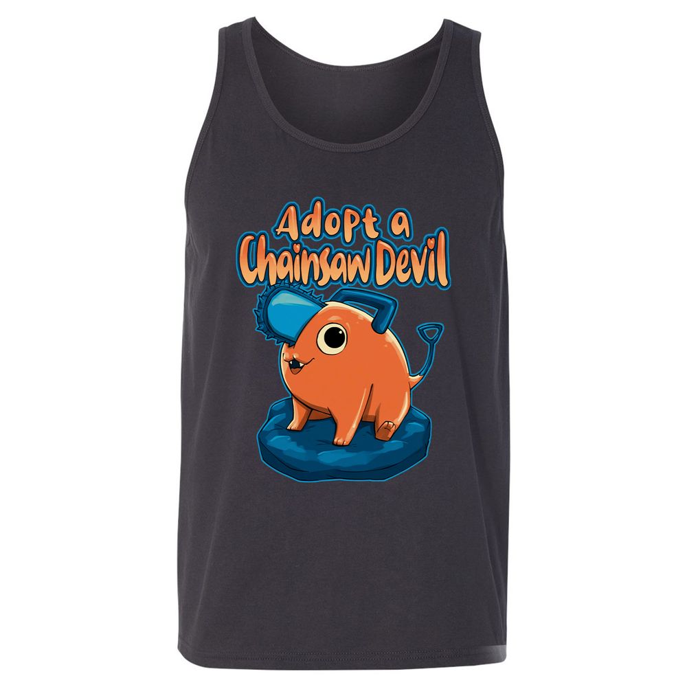 Unisex Jersey Tank - E4D6JFH6 - Dark Grey - 7