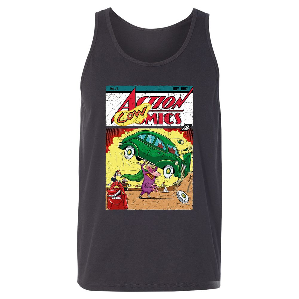 Unisex Jersey Tank - Q8Q82UKQ - Dark Grey - 7