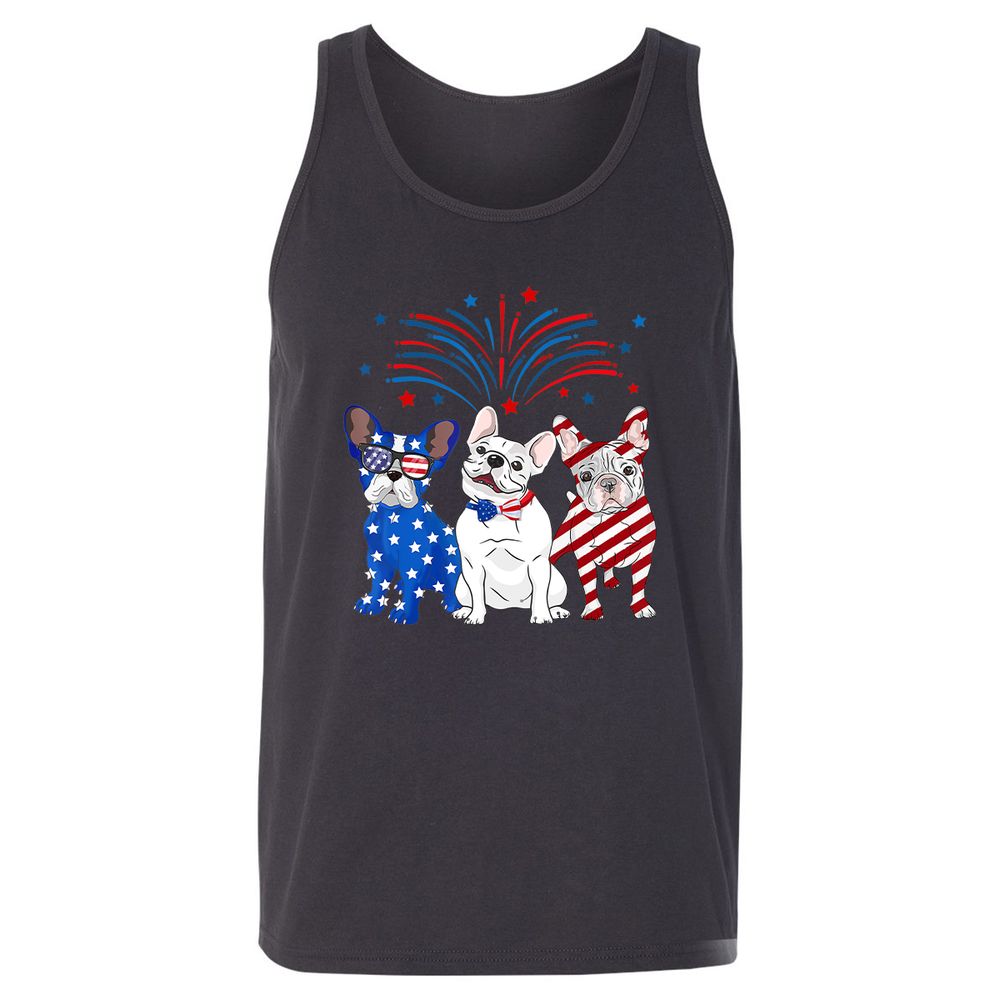Unisex Jersey Tank - AXUUDGEK - Dark Grey - 7