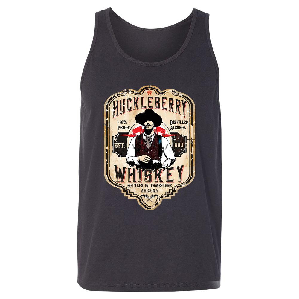 Huckleberry Whiskey Label - Dark Grey - 7