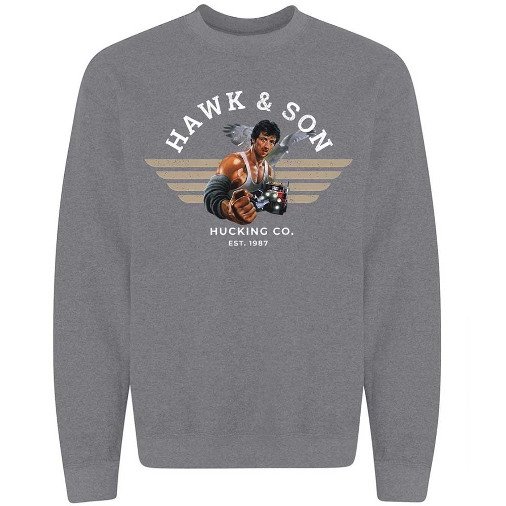 Classic Unisex Sweatshirt - 21AGY1HR - Graphite Heather - 7