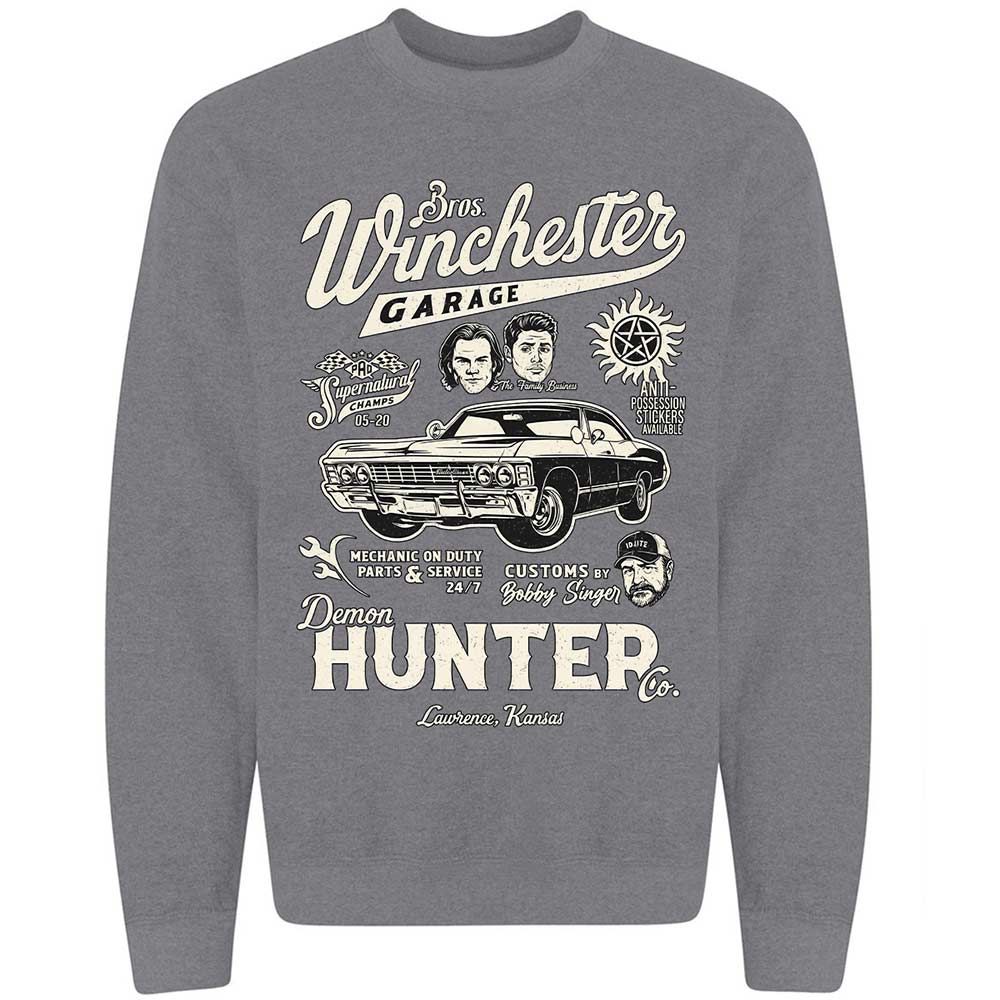 Classic Unisex Sweatshirt - B6335ETU - Graphite Heather - 7