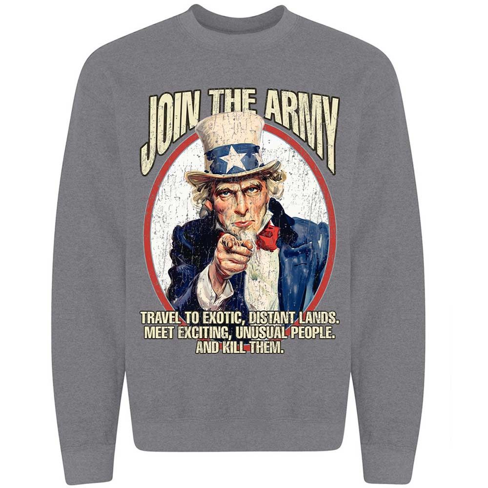 Join The Army - Graphite Heather - 7