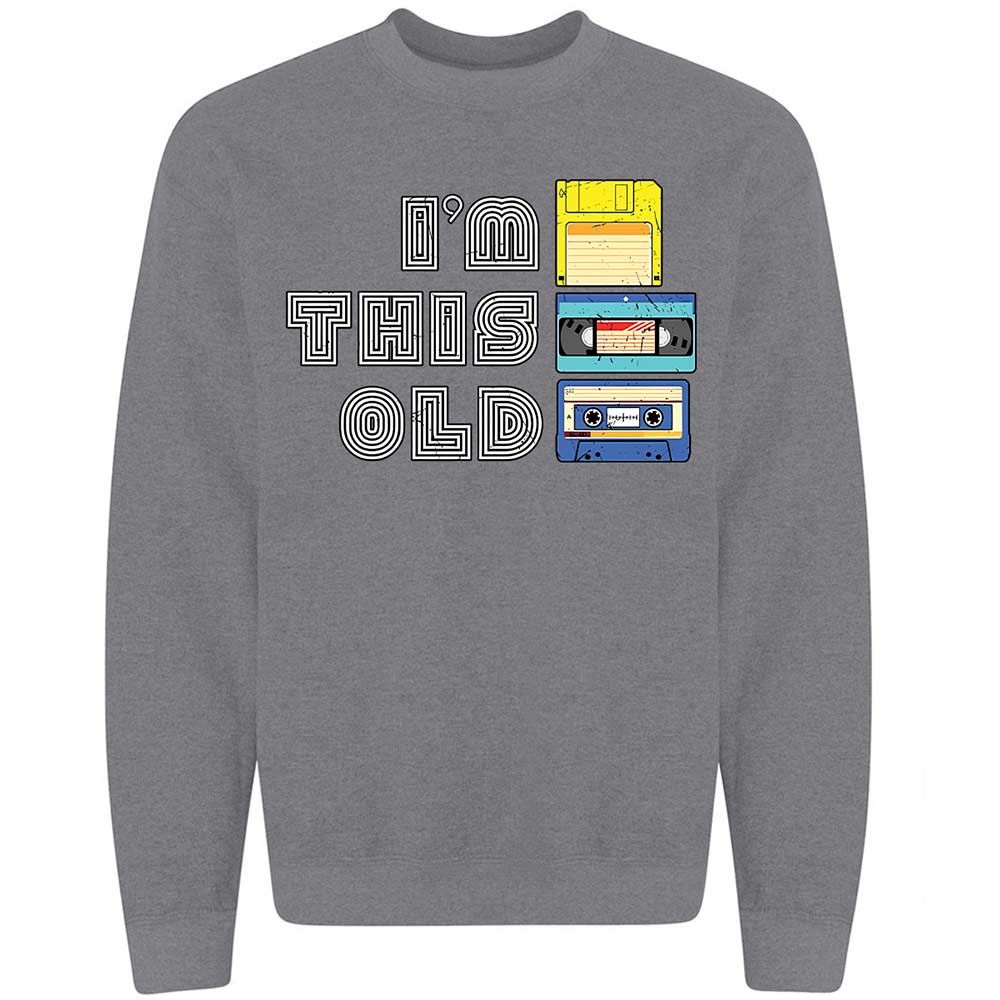 Classic Unisex Sweatshirt - Black - Graphite Heather - 7