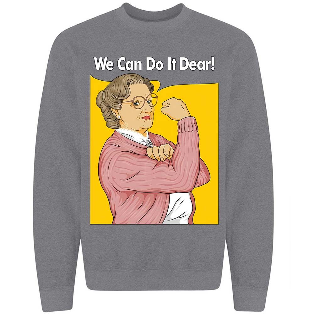 We Can Do It Dear - Graphite Heather - 7