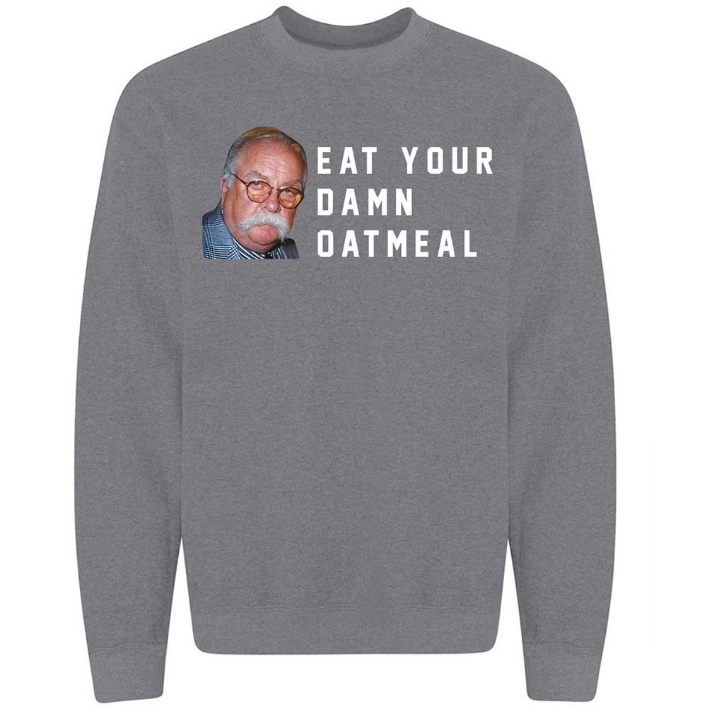 Eat Your Damn Oatmeal - Graphite Heather - 7