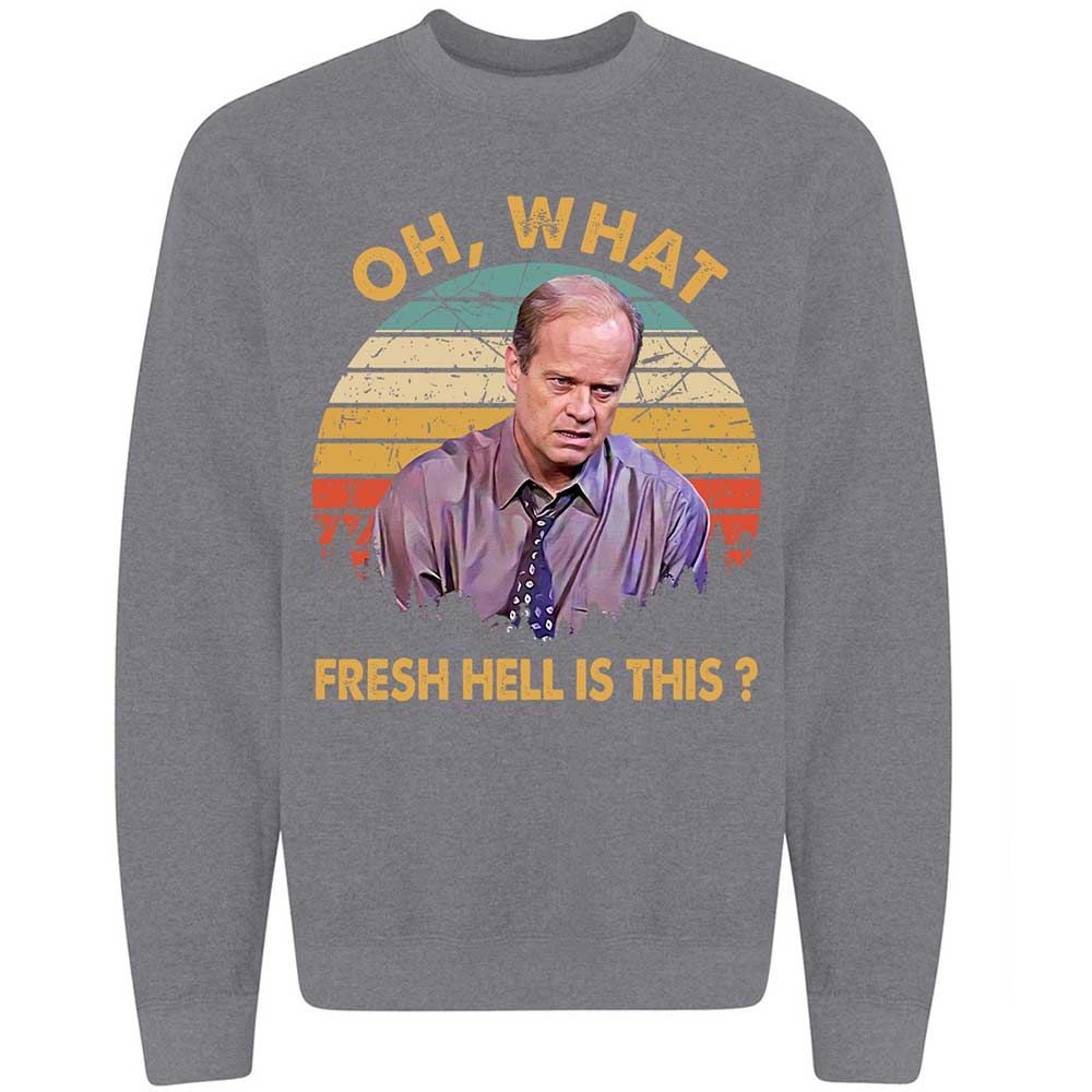 Oh What Fresh Hell Is This - Graphite Heather - 7