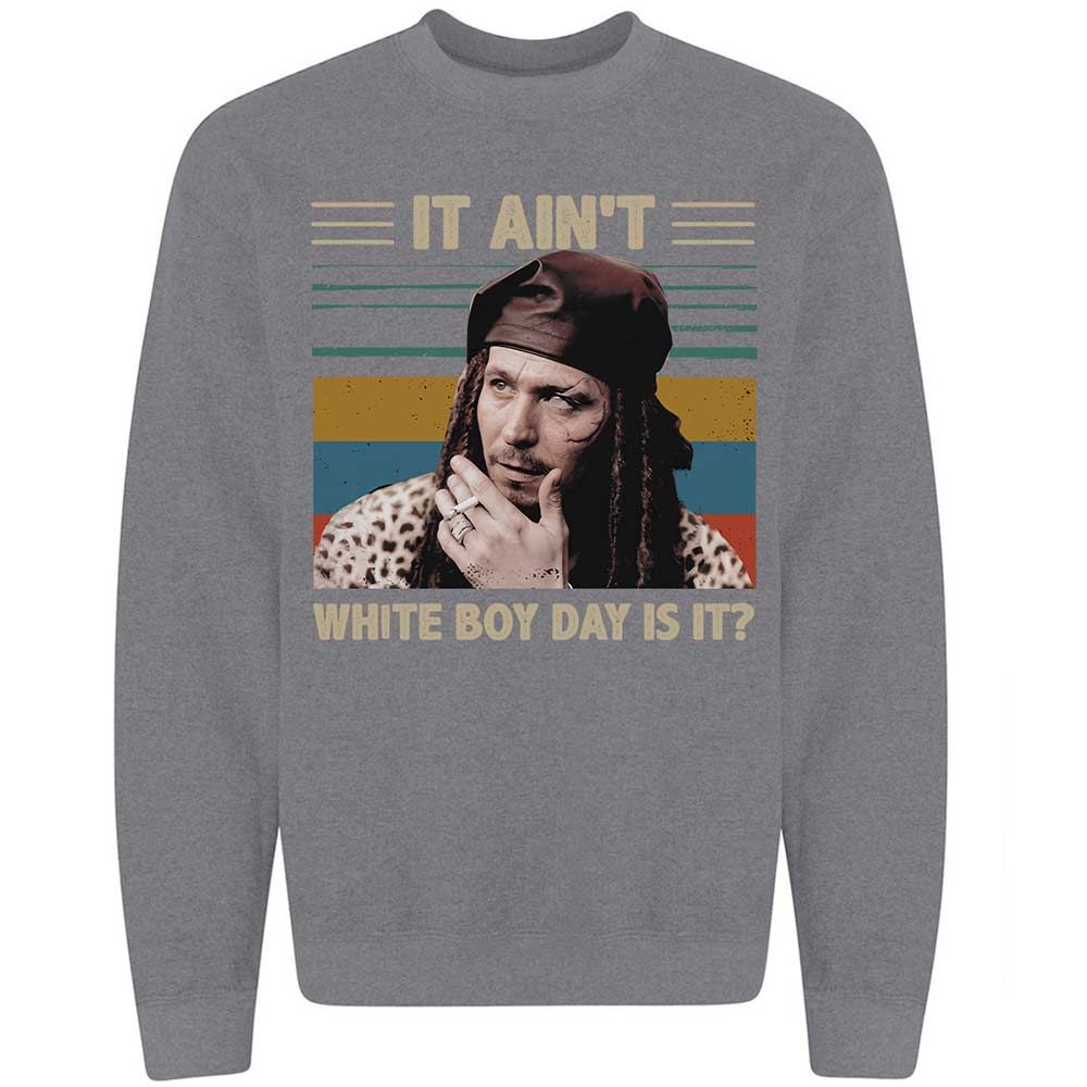 It ain't White Boy Day, is it - Graphite Heather - 7