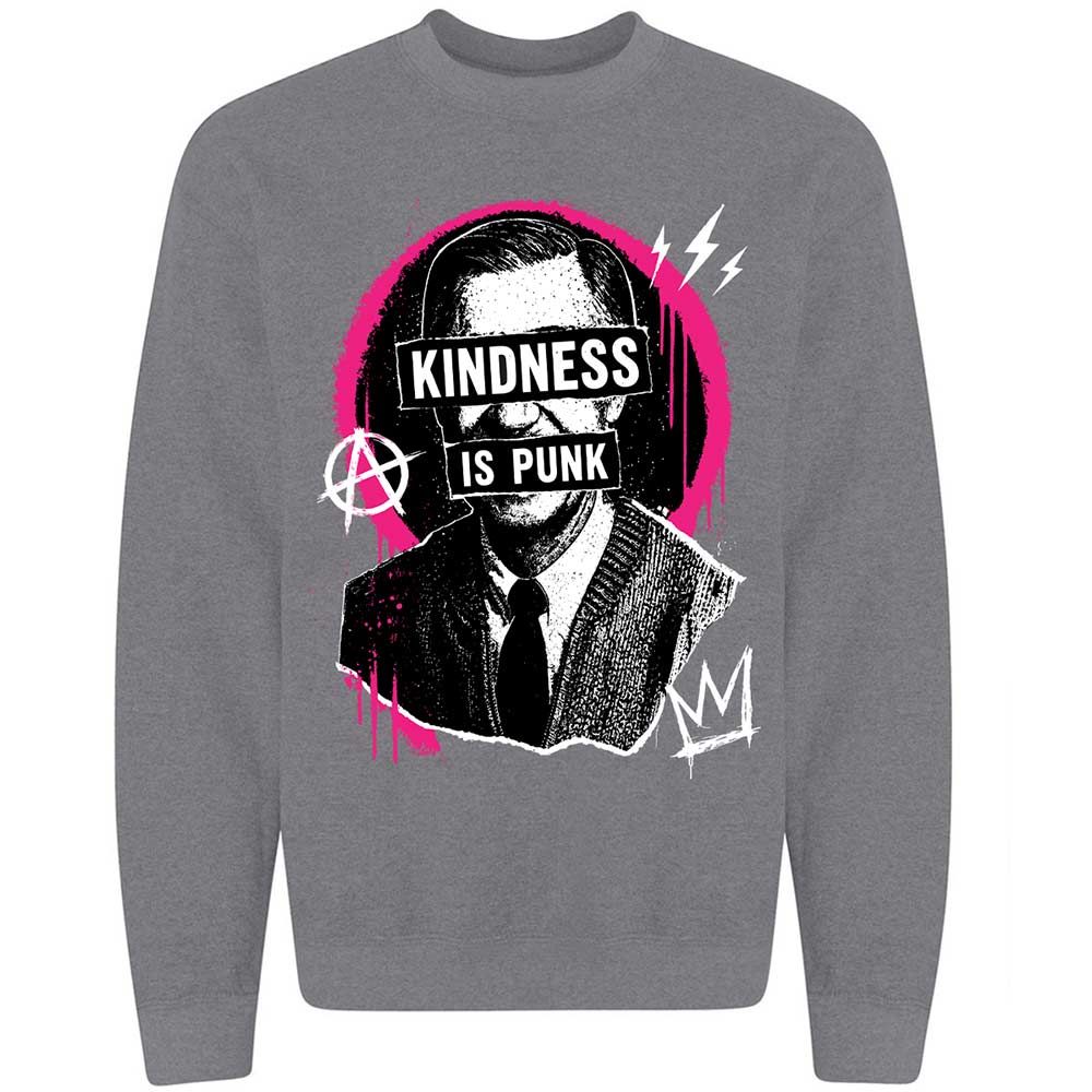 Kindness is Punk - Graphite Heather - 7