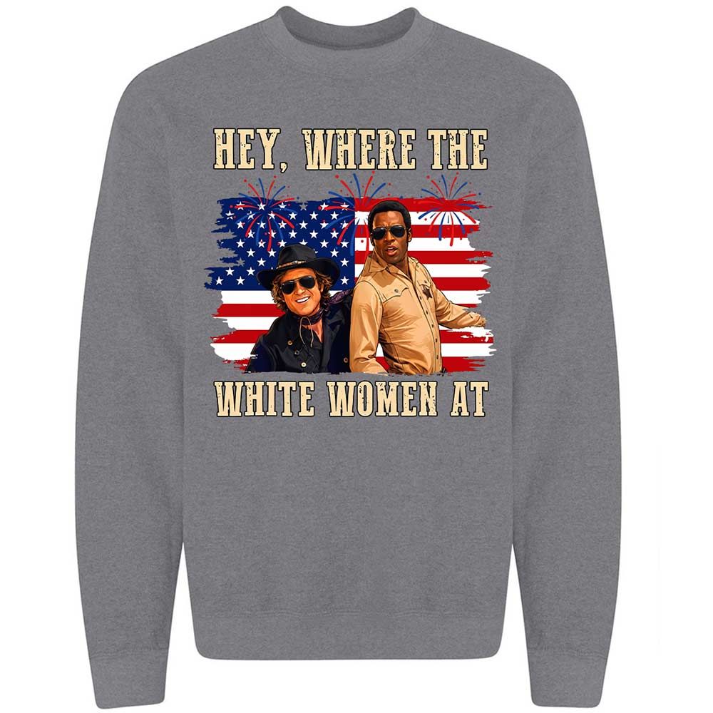 Hey Where The White At - Graphite Heather - 7