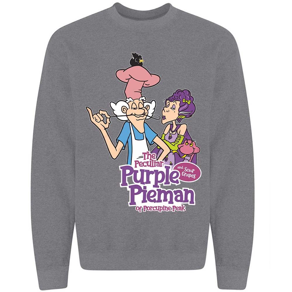 The Peculiar Purple Pie Man - Graphite Heather - 7