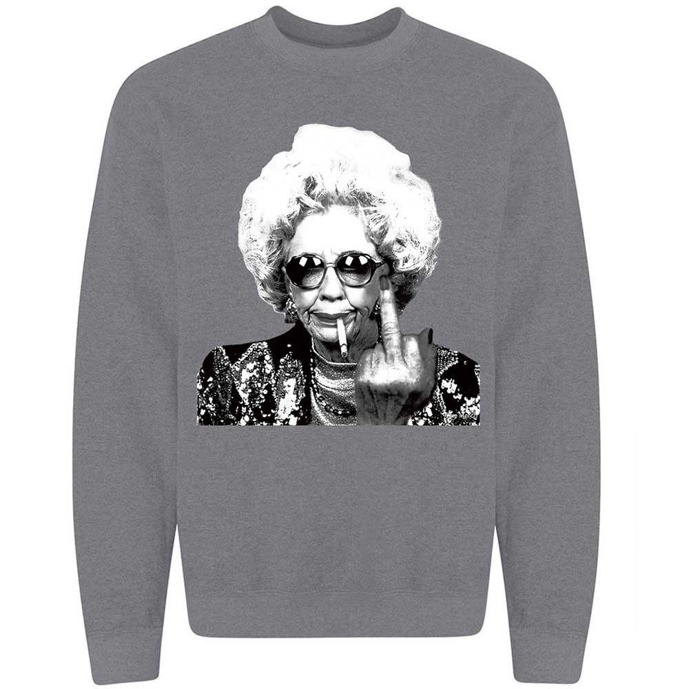 Badass Grandma - Graphite Heather - 7