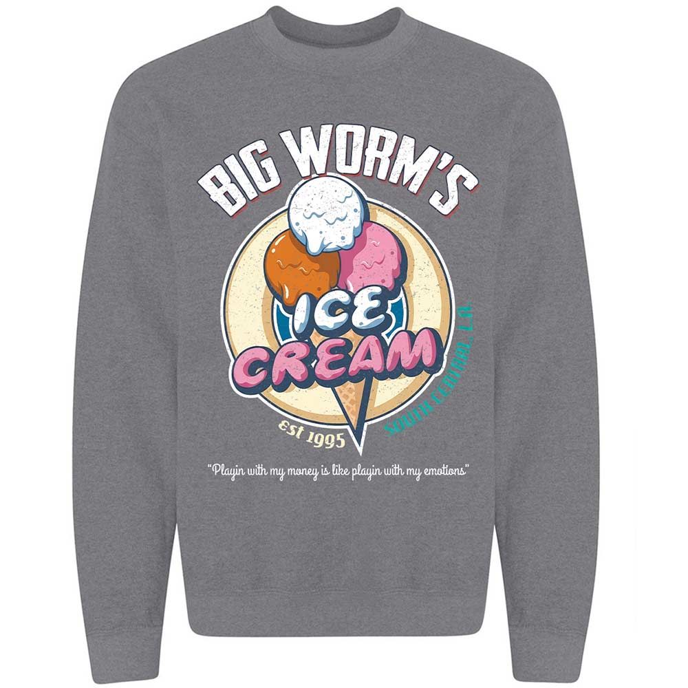 Big Worm's Ice Cream - Graphite Heather - 7