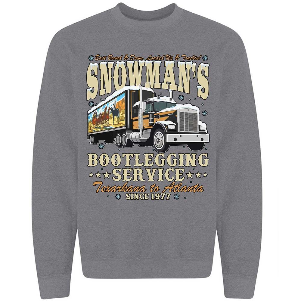 Snowman's Bootlegging Service - Graphite Heather - 7