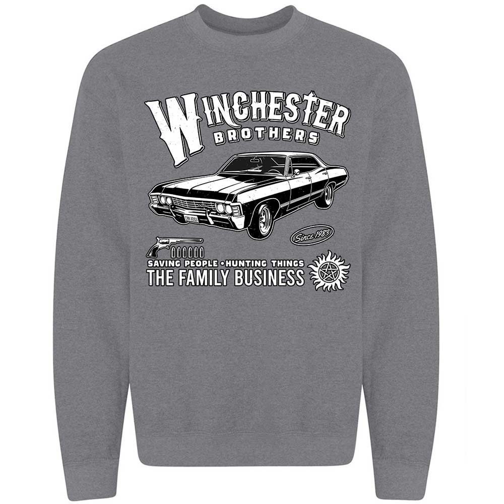 Classic Unisex Sweatshirt - ZZQQTLAB - Graphite Heather - 7
