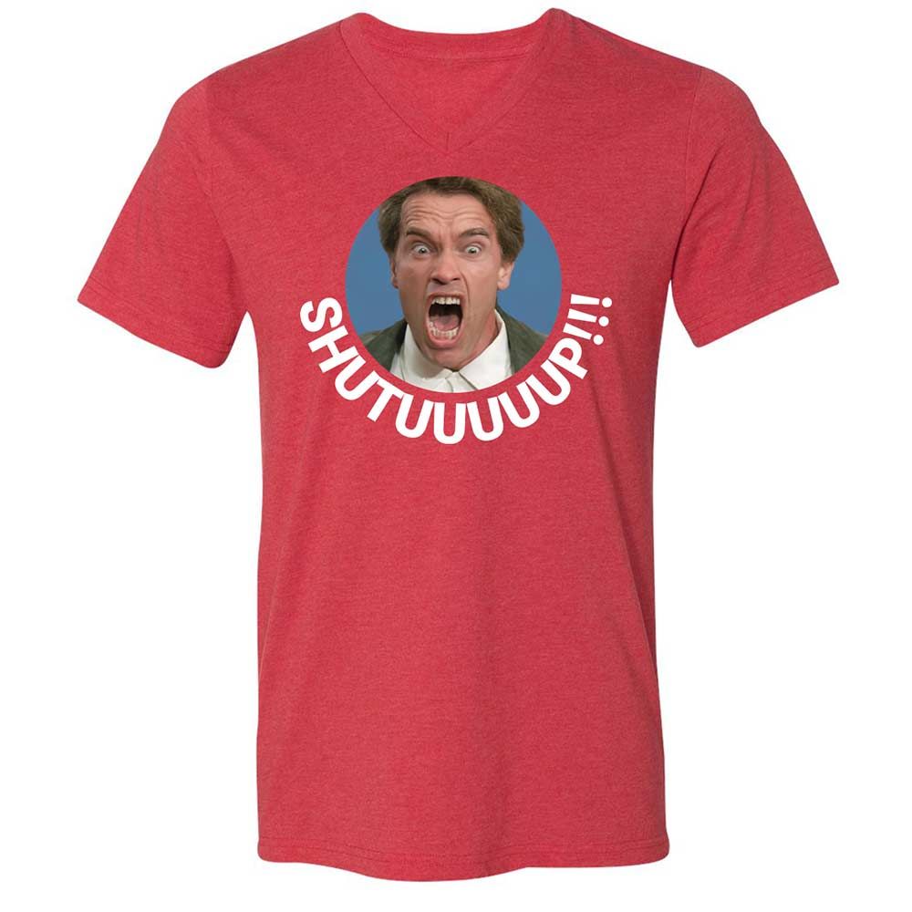 Unisex V-Neck T-Shirt - LFE3XA4A - Heather Red - 7