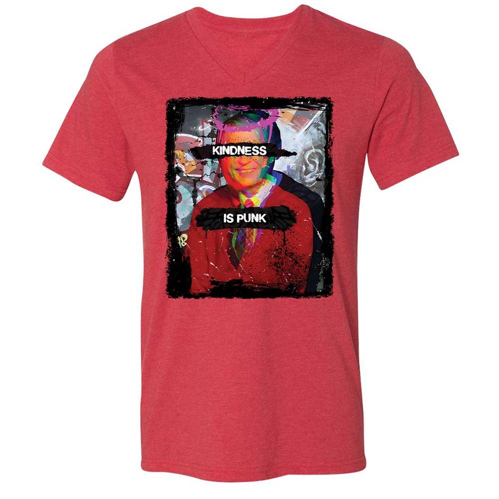 Kindness is Punk - Heather Red - 7