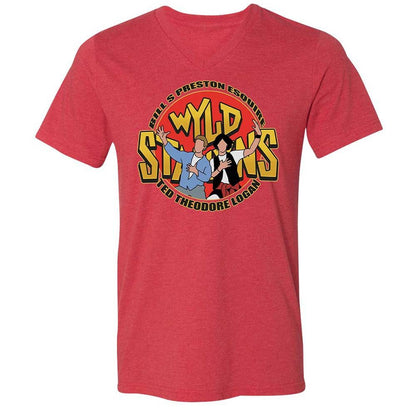 Unisex V-Neck T-Shirt - FB1J95J3 - Heather Red - 7
