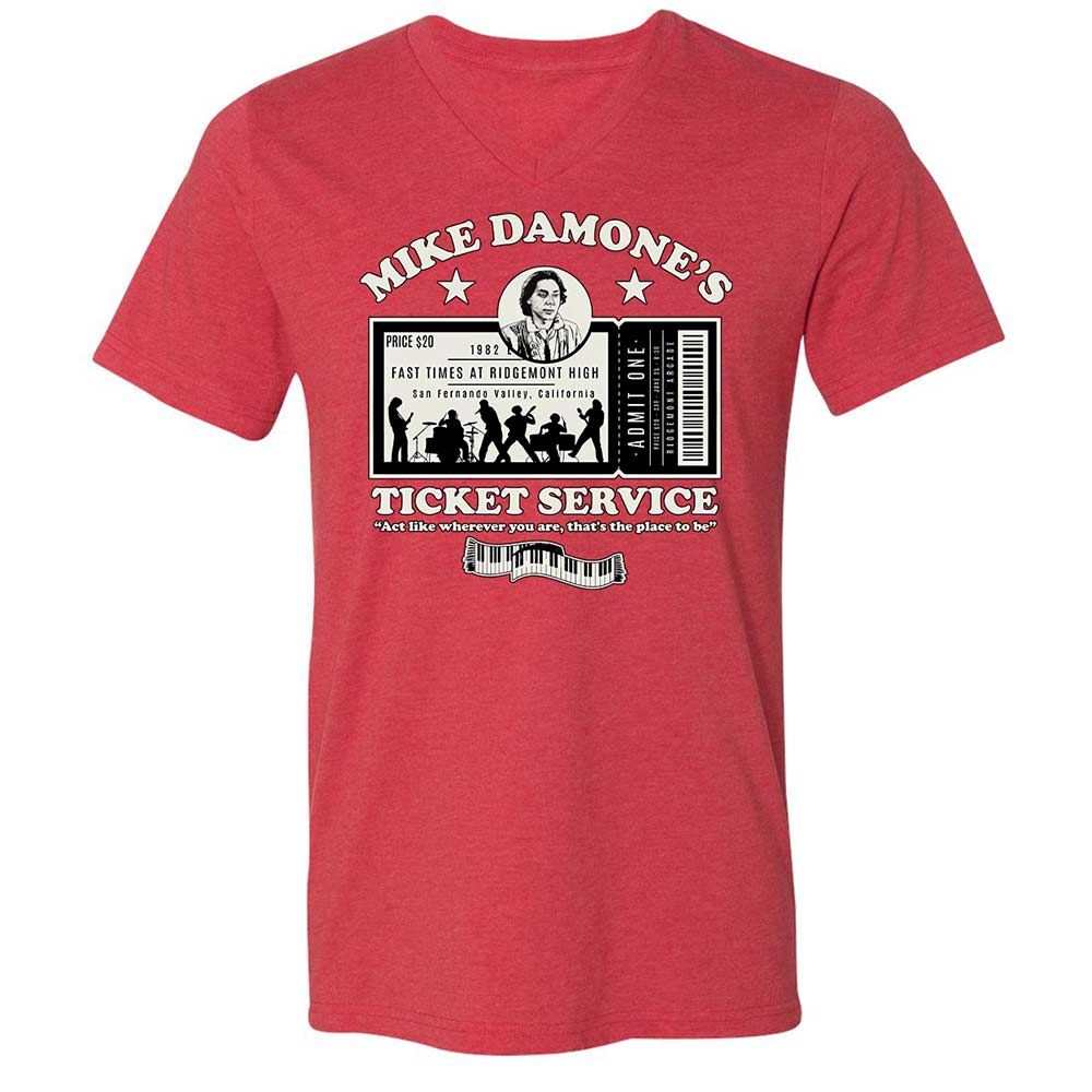 Damone's Ticket Service - Heather Red - 7