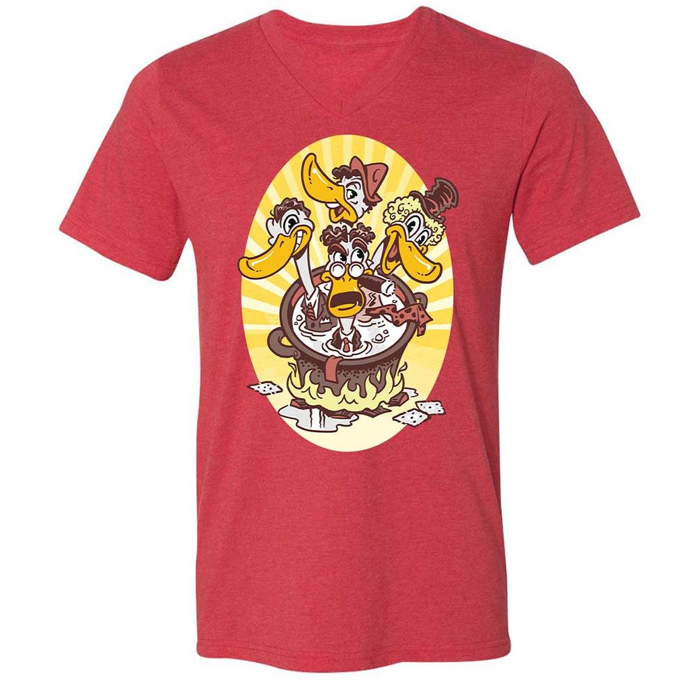 The Duck Brothers Soup - Heather Red - 7