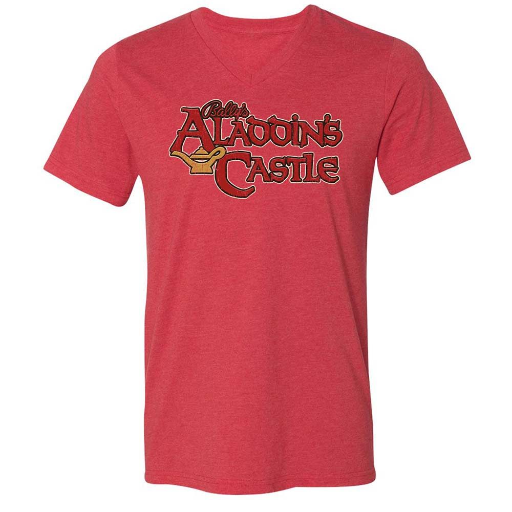 Unisex V-Neck T-Shirt - CSGHZG2A - Heather Red - 7