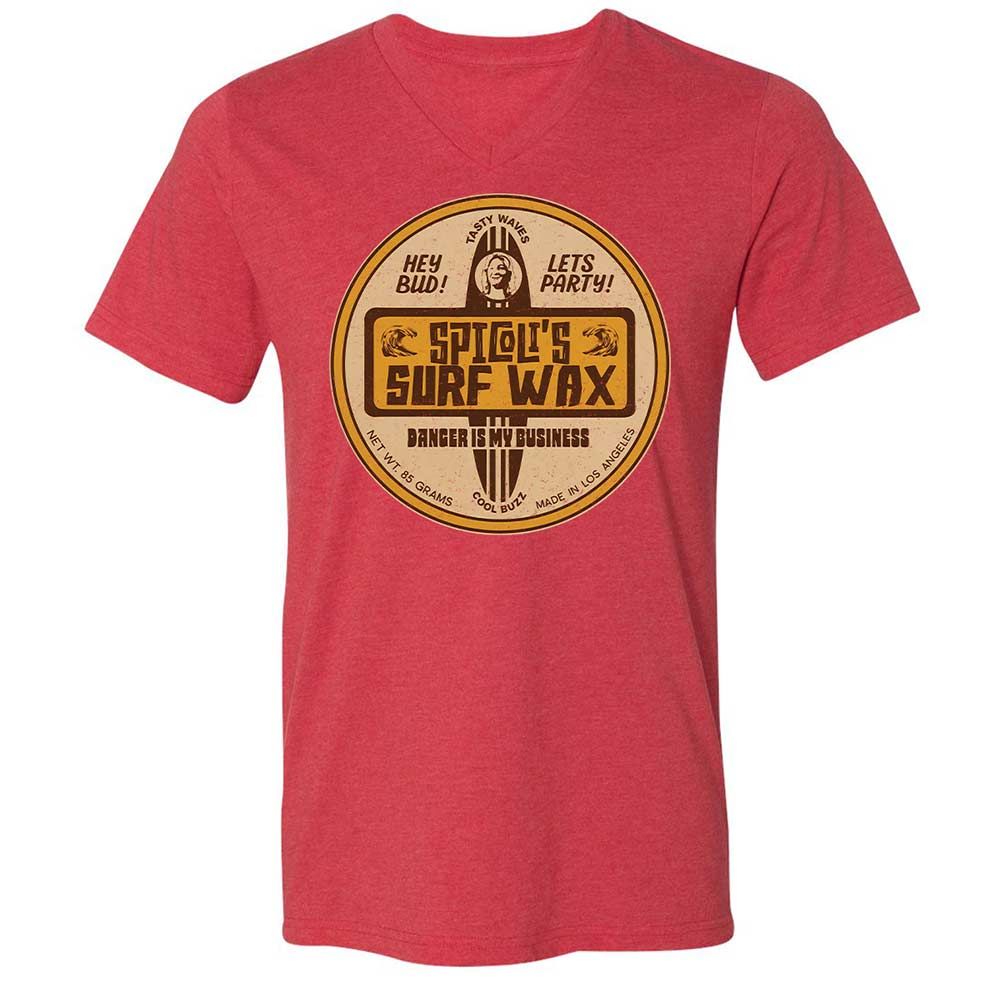 Unisex V-Neck T-Shirt - FNB8BT3G - Heather Red - 7