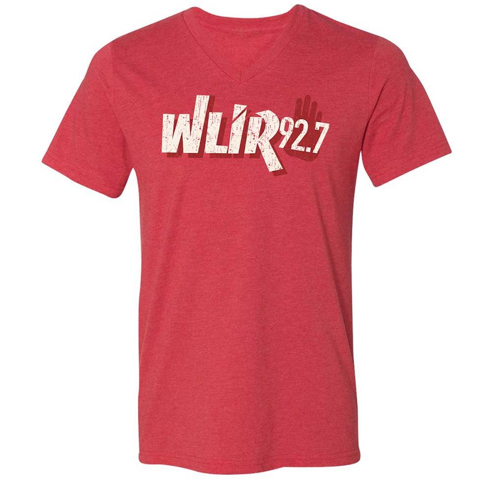 Unisex V-Neck T-Shirt - K6HW8WC5 - Heather Red - 7