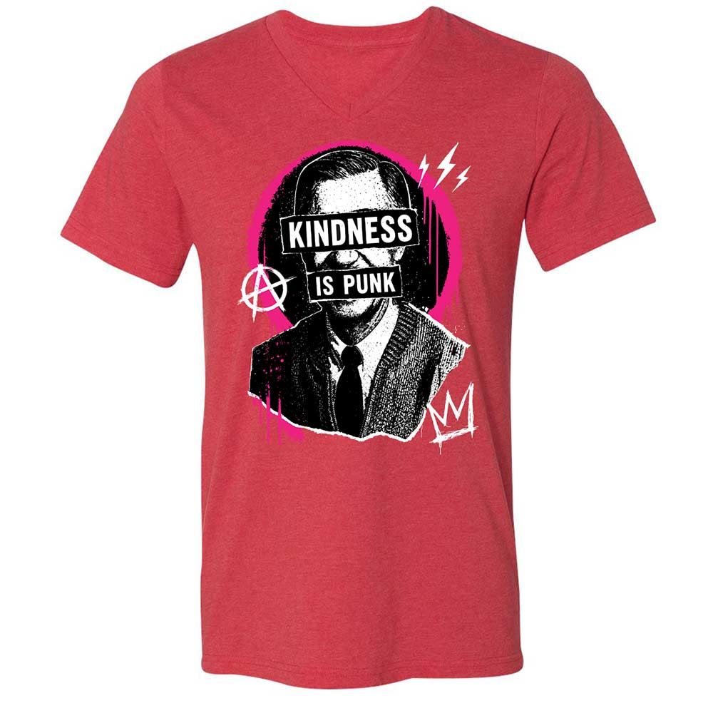 Kindness is Punk - Heather Red - 7