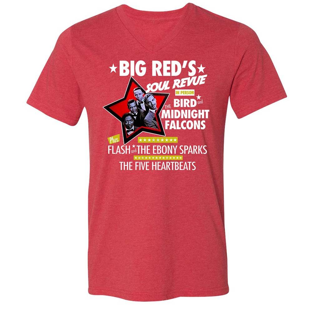 The Bird and Midnight Falcons - Heather Red - 7