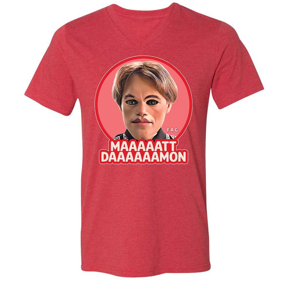 Maaaaatt Daaaaamon - Heather Red - 7