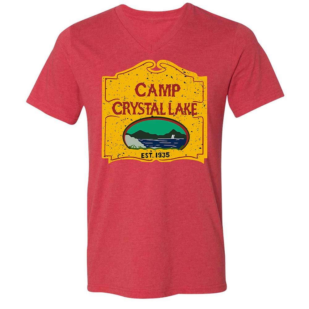 Unisex V-Neck T-Shirt - HMD99AW6 - Heather Red - 7