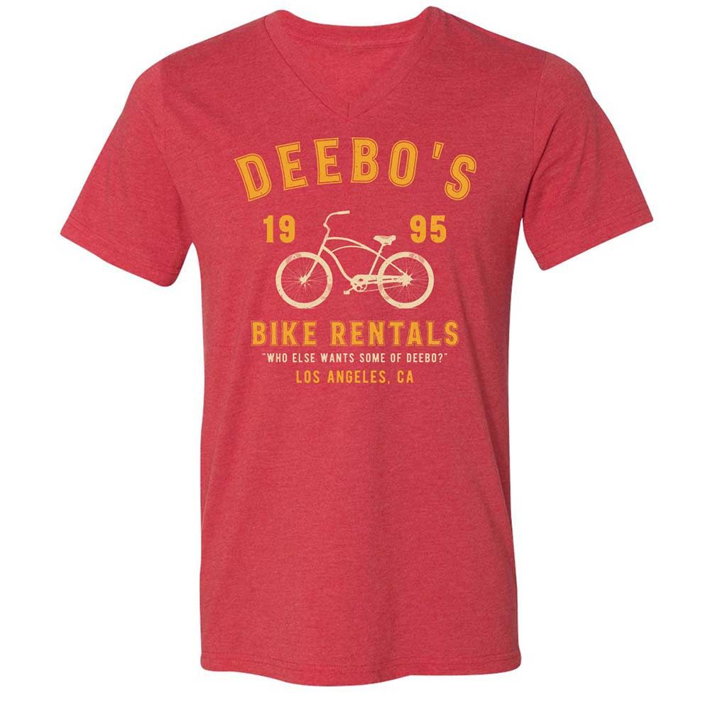 Unisex V-Neck T-Shirt - AVAVKTK1 - Heather Red - 7