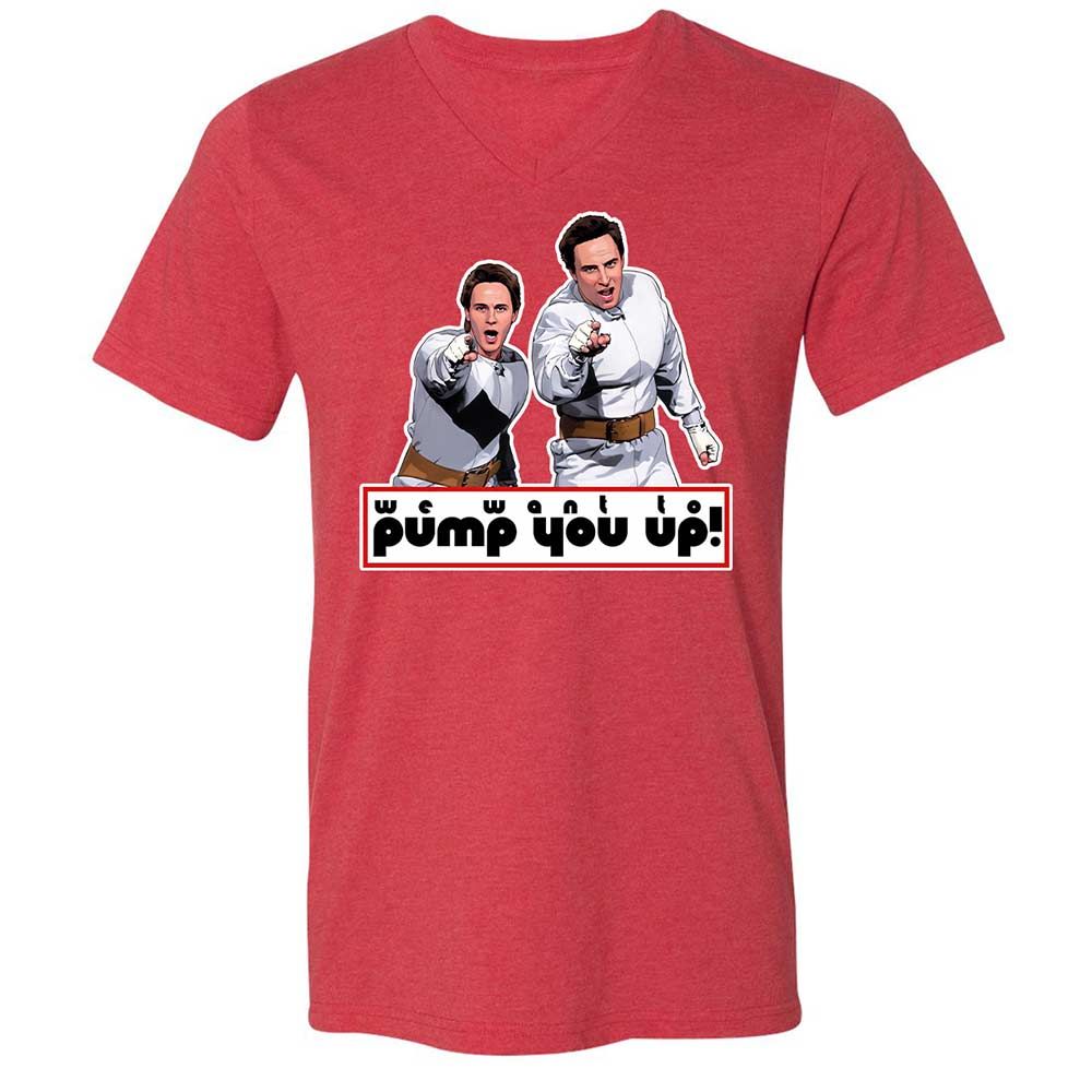 We Want To Pump You Up - Heather Red - 7