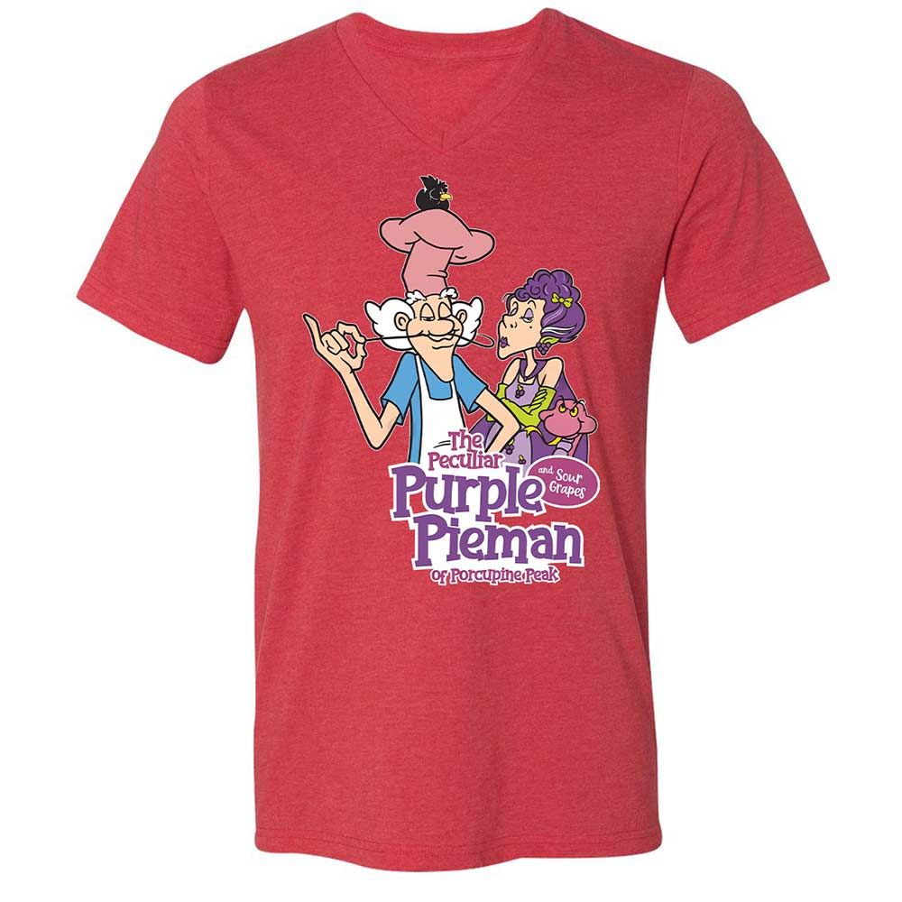 The Peculiar Purple Pie Man - Heather Red - 7