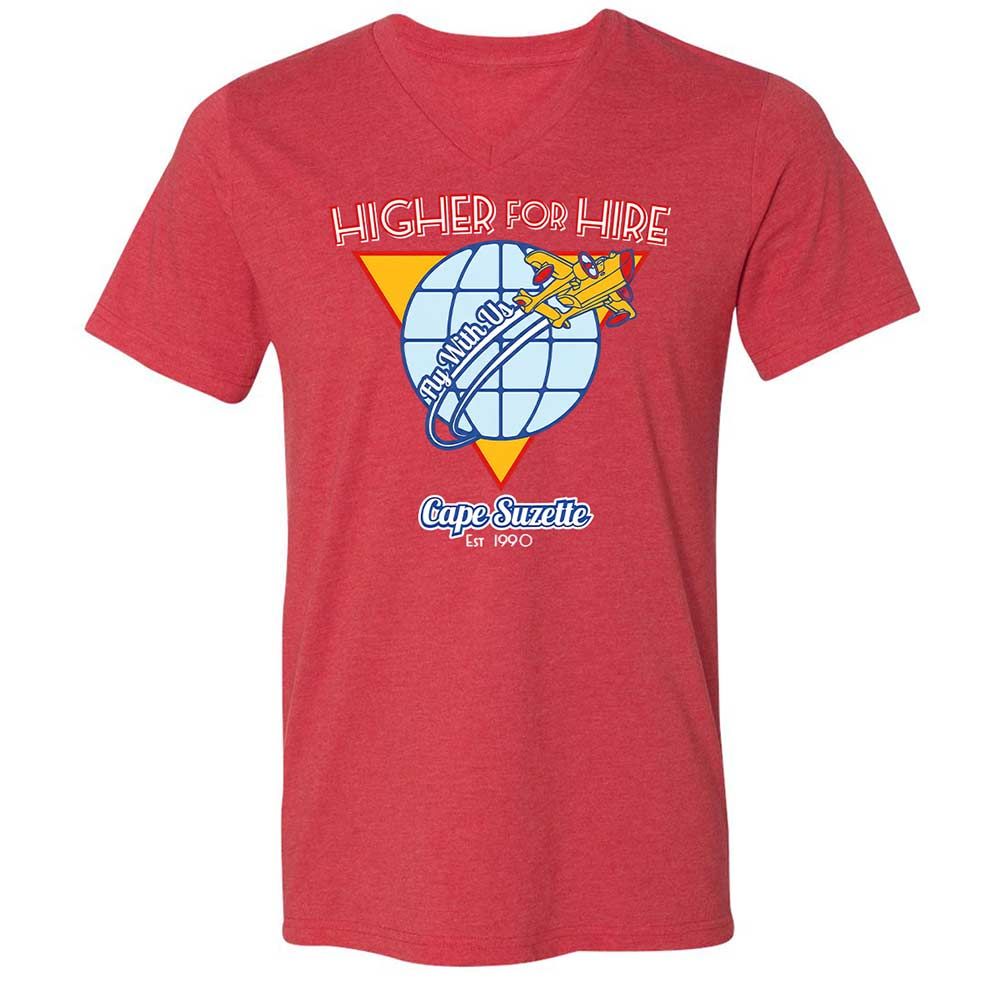 Higher For Hire - Heather Red - 7