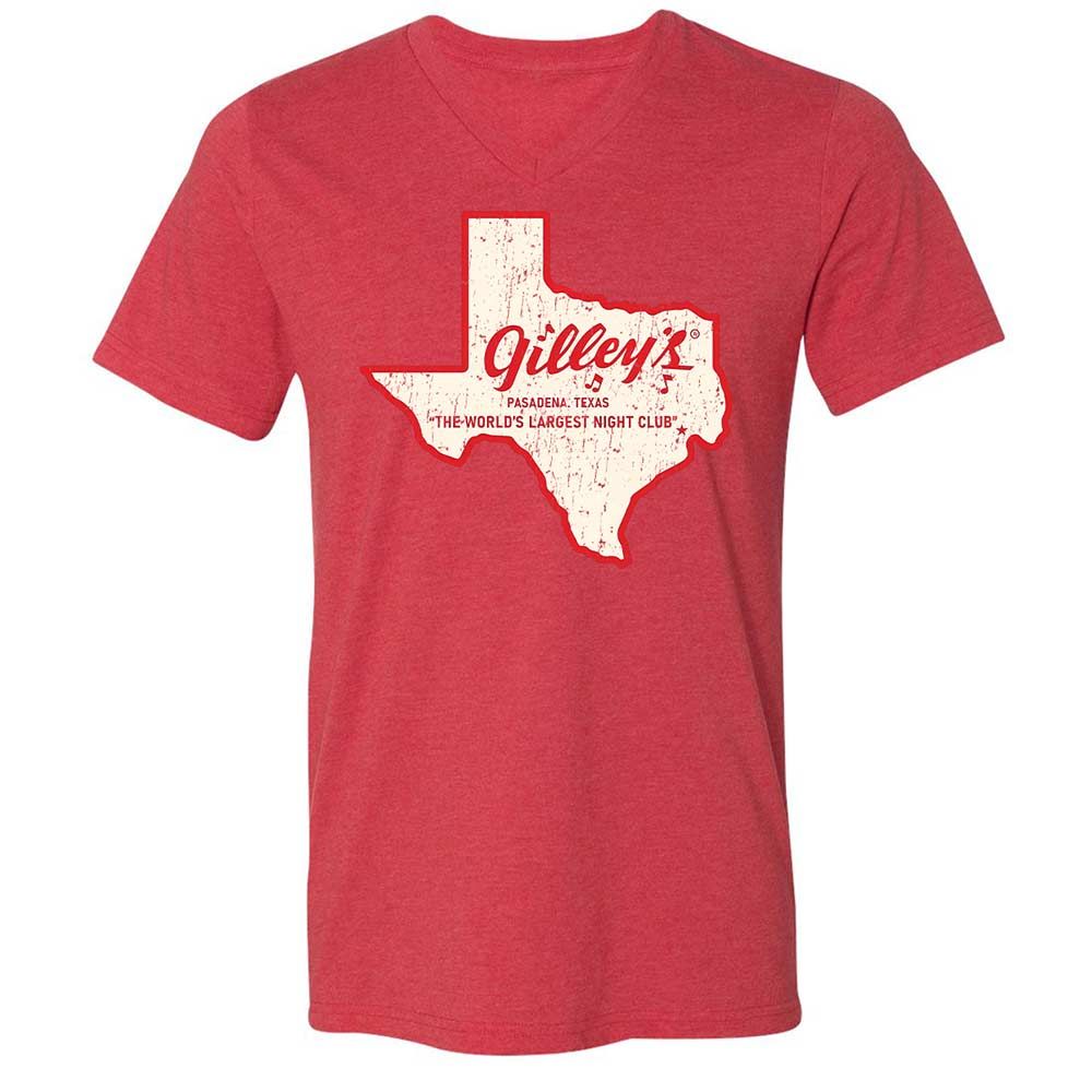 Unisex V-Neck T-Shirt - 8FU27YRA - Heather Red - 7